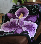 01103 Orchid Single Crochet Afghan Pattern