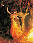 2002 Fire Dance Fairy Cross-stitch Kit $15