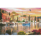 2062 Harbor Sunset Counted Cross-stitch