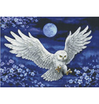 2095 White Owl Cross-stitch