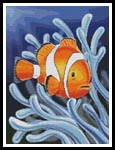 Clownfish 2 - Cross Stitch Chart