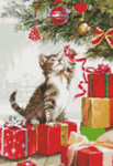 9759 Kitten with Ribbon Counted Cross-stitch