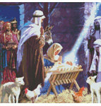 9762 Nativity Counted Cross-stitch
