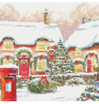 9767 Winter Cottages Counted Cross-stitch