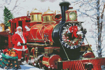 9796 Santa's Express Cross-stitch