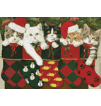9823 Holiday Stocking Kittens