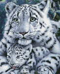 9932 Leopardess and Cub