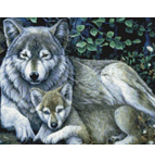 9960 Mother's Pride - Wolf and Pup