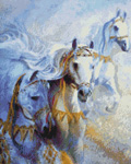 9990 Arabian Jewels - Horses Cross-stitch