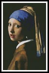 Girl with a Pearl Earring - Cross Stitch Chart