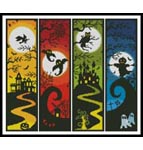 Halloween Banners - Cross Stitch Chart