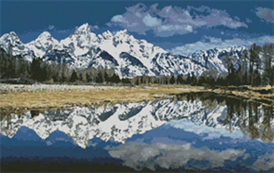 2024 Mountain Reflection - Click Image to Close