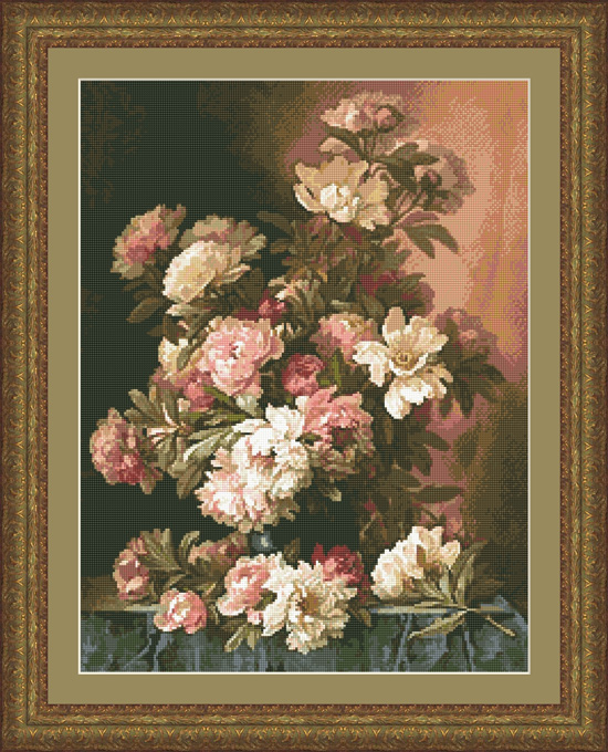 2025 Pink and White Peonies- - Click Image to Close