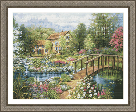 2093 Shades of Summer Cross-stitch - Click Image to Close