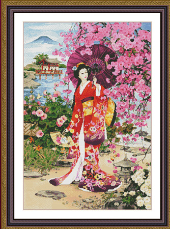 2102 Teien Asian Counted Cross-stitch - Click Image to Close