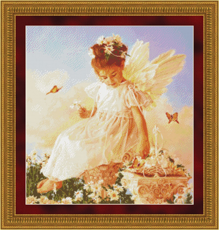 2203 Butterfly Kisses Angel - Click Image to Close