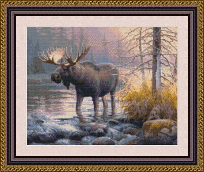 7302 Power in the Mist - Moose - Click Image to Close