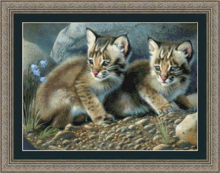 7308 Bobcat Kittens - Click Image to Close