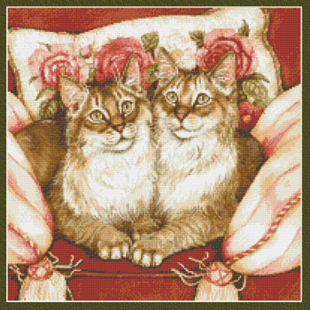 9009 Feline Sisters - Click Image to Close