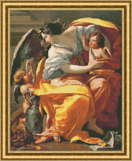 9512 Allegory of Wealth Cross-stitch KIT $ 15 - Click Image to Close