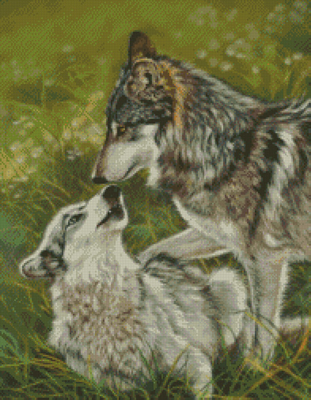 9731 Forever Love Wolves - Click Image to Close