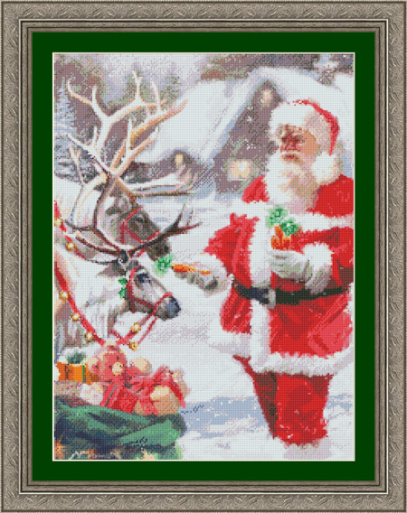 9761 Treats for Reindeer Counted Cross-stitch - Click Image to Close