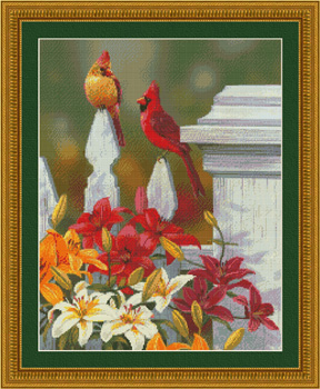 9825 Perched Pretty- Cardinals KIT $15 - Click Image to Close