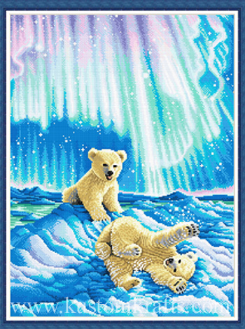 9853 Borealis Polar Bear Cubs - Click Image to Close