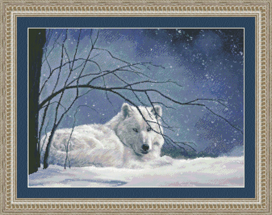 9866 Snowy- White Wolf - Click Image to Close