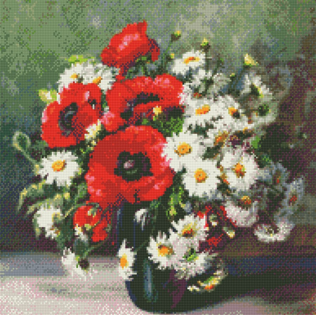 9897 Poppies & Daisies - Click Image to Close