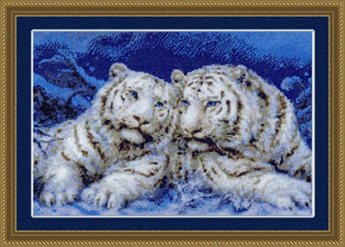 9904 White Duet- White Tigers - Click Image to Close
