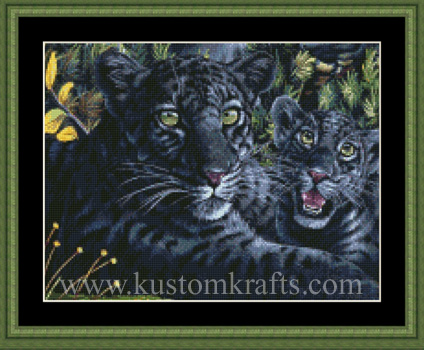 9939 Panther and Cub - Click Image to Close