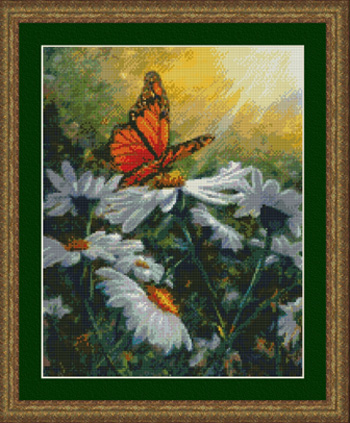 9952 Butterfly Daisies - Click Image to Close