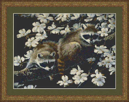 9959 Dogwood Hideout- Raccoons - Click Image to Close