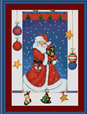 9971 Christmas Santa - Click Image to Close