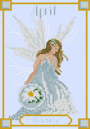 April Daisy Birthstone Fairy - PDF only - Click Image to Close