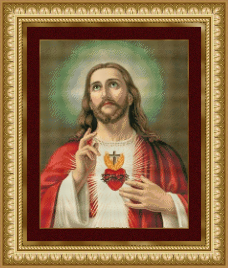 DAS-006 Sacred Heart of Jesus - Click Image to Close