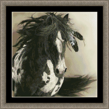 JL-001 Freedom for All- Pinto Horse - Click Image to Close