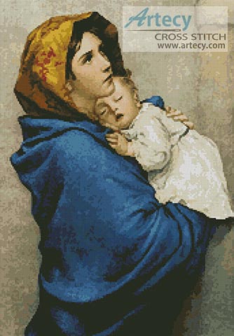 Madonna of the Streets - Cross Stitch Chart - Click Image to Close
