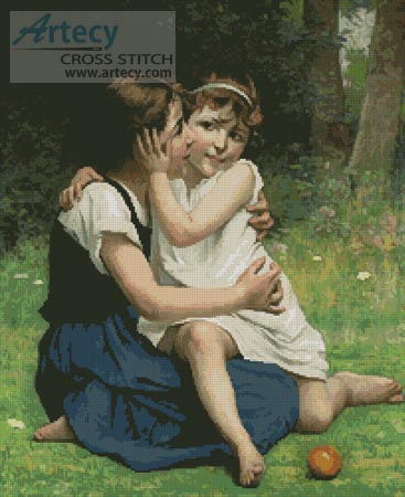 Sisterly Love - Cross Stitch Chart - Click Image to Close