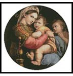 Madonna Della Seggiola - Cross Stitch Chart