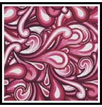 Pink Swirl Cushion - Cross Stitch Chart