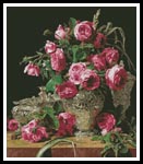 Roses Painting - Cross Stitch Chart