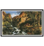 Salvator Rosa and the Brigands - Cross Stitch Chart